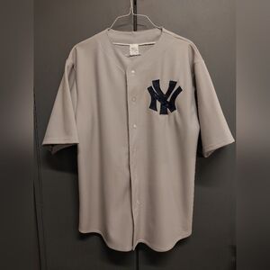 Custom Ny Yankees Away Jersey Logo Size Xlarge